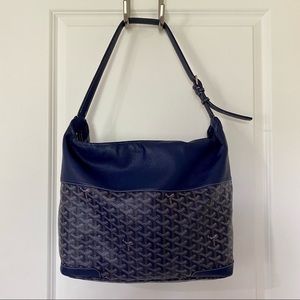Goyard Blue Grenadine Hobo Bag